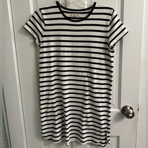 Madewell Striped Cotton T-Shirt Dress Sz. S